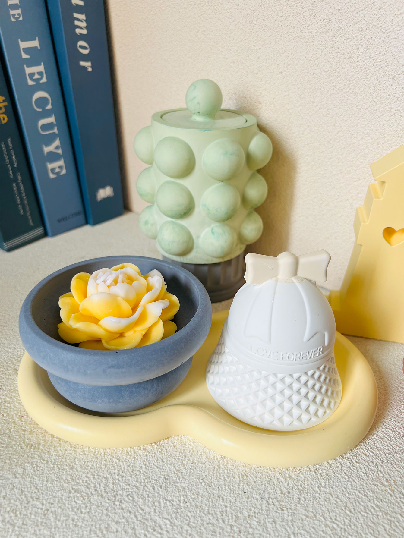 Bubble Jar Candle Vessel Concr - Donut Mold Silicone のレビューと価格