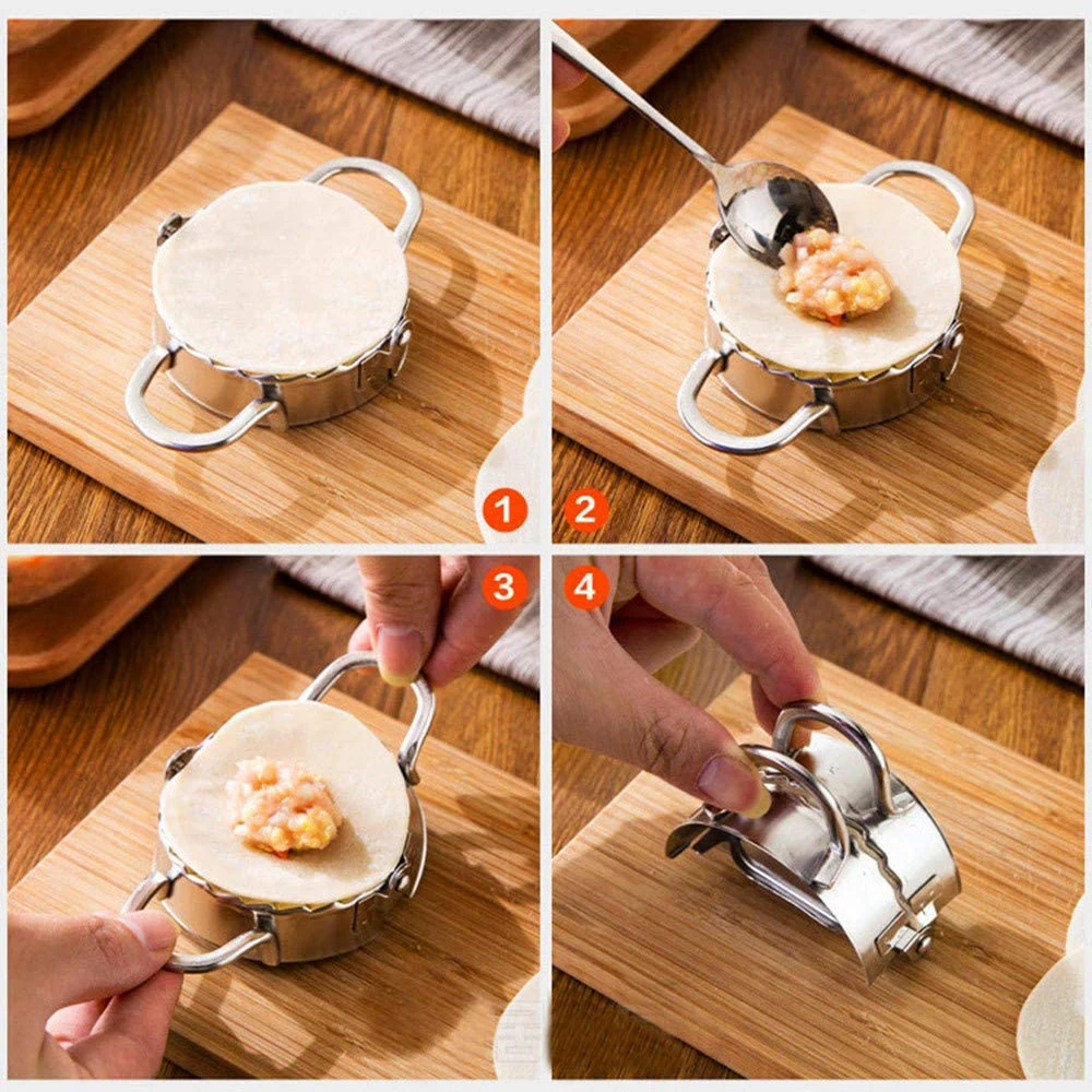 Stainless Steel Dumpling Mold  - Dumpling Press Set のレビューと価格