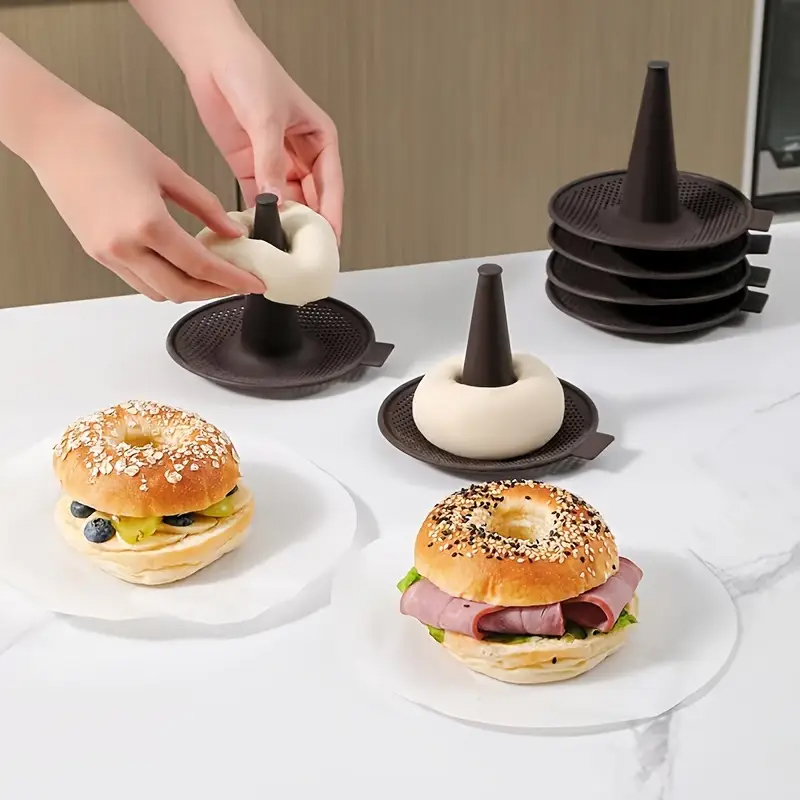 6/12pcs Baking Mold Set Silico - Donut Mold Silicone のレビューと価格