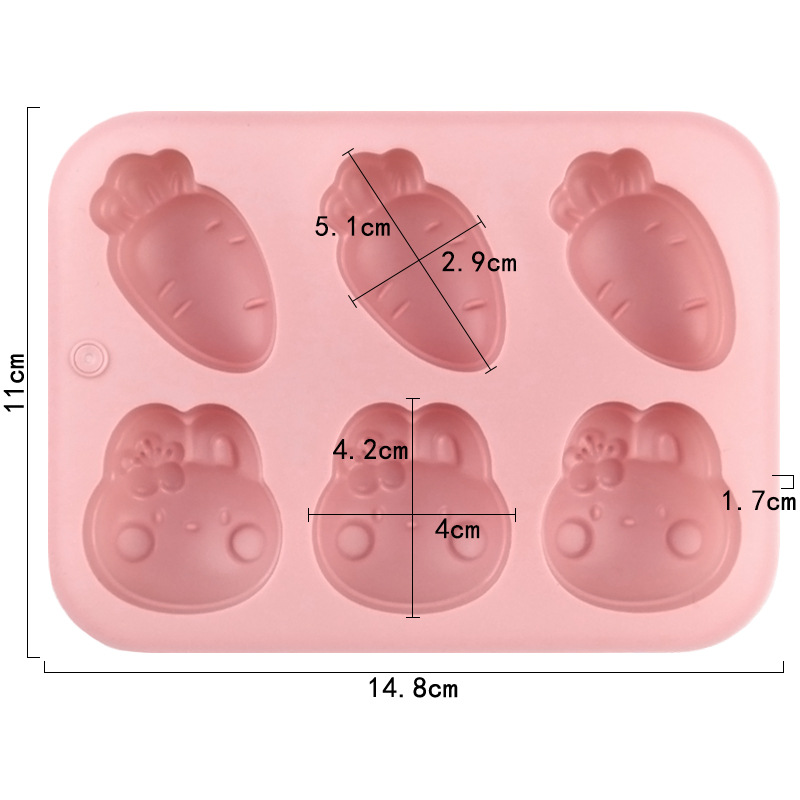 Cartoon Silicone Mold Rabbit C - Bunny Cake Mold のレビューと価格