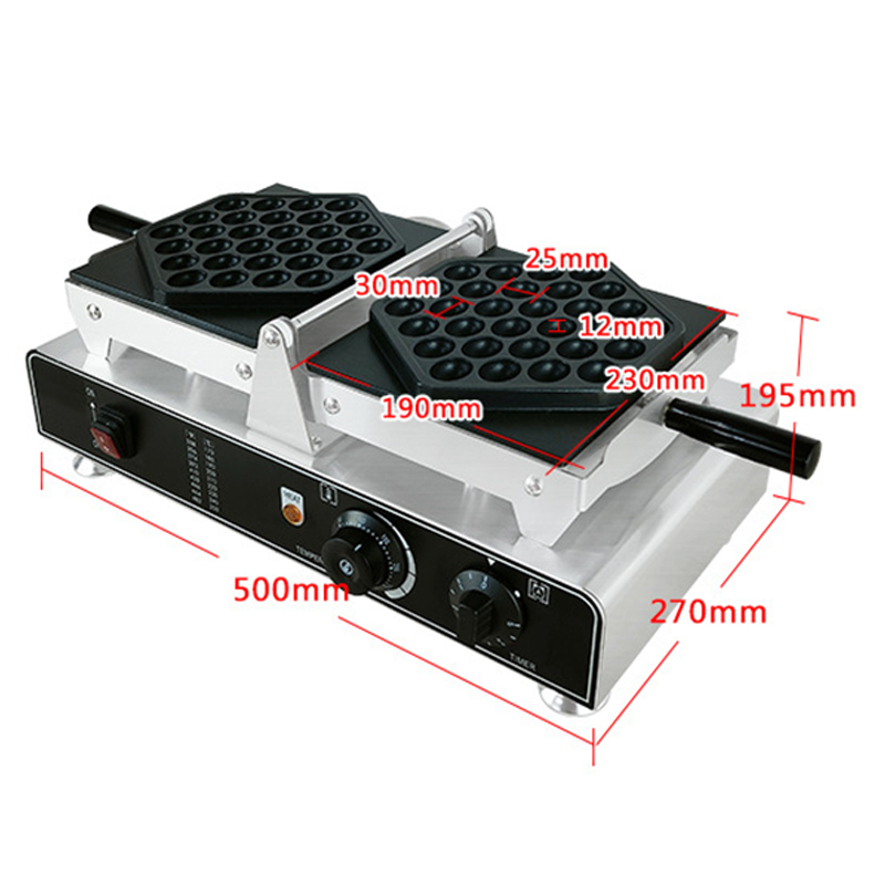 1500W Waffle Maker Commercial  - Egg Waffle Pan のレビューと価格