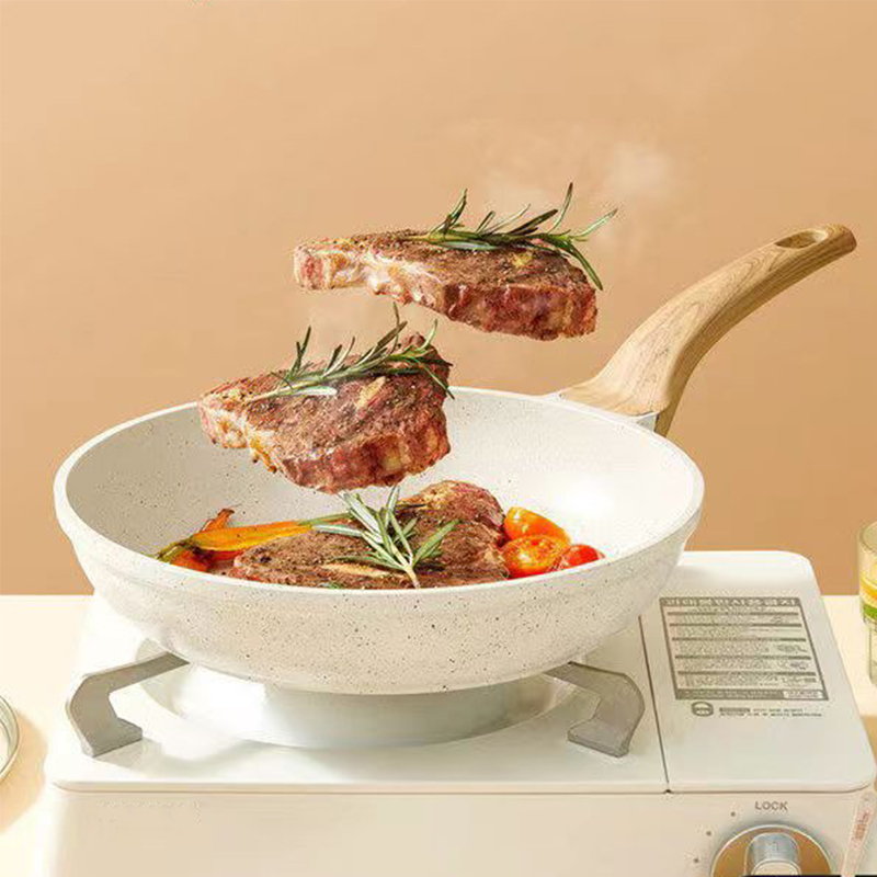 Non-stick Wok Frying Pan Ceram - Danish Pancake Pan のレビューと価格