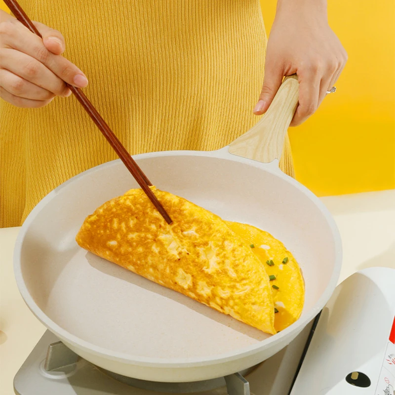 Non-stick Wok Frying Pan Ceram - Danish Pancake Pan のレビューと価格