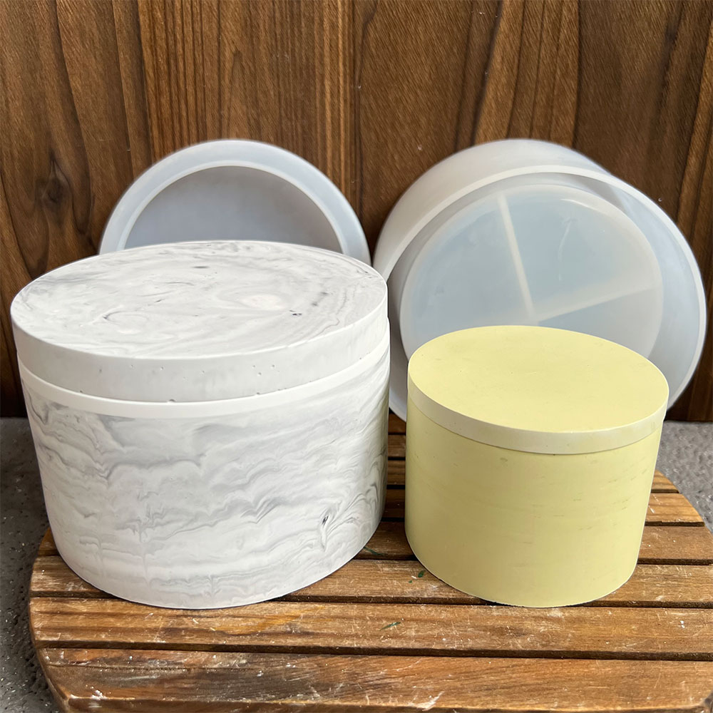 Round Cement Candle Canister S - Potsticker Mold のレビューと価格