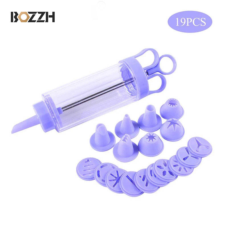 BOZZH DIY Manual Cookie Press  - Churros Maker Gun のレビューと価格