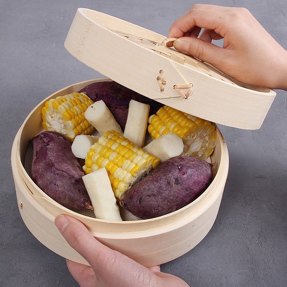 Chinese Steamer Bamboo Steamer - Bao Steamer Bamboo のレビューと価格
