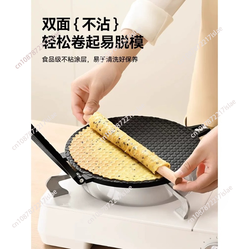 Gas Type Non-stick Waffle Cone - Egg Waffle Pan のレビューと価格