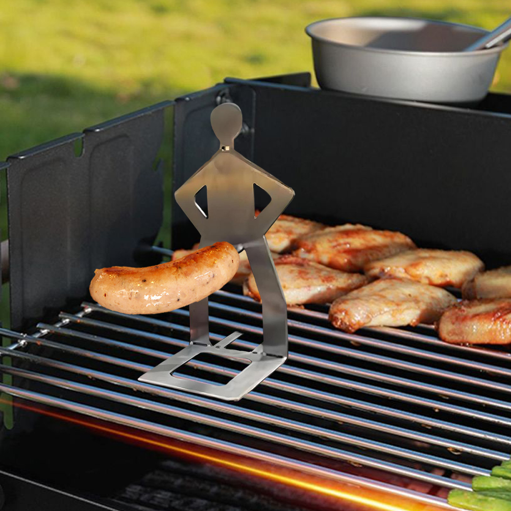 1-5PCS Stainless Steel BBQ Sau - Hot Dog Press のレビューと価格
