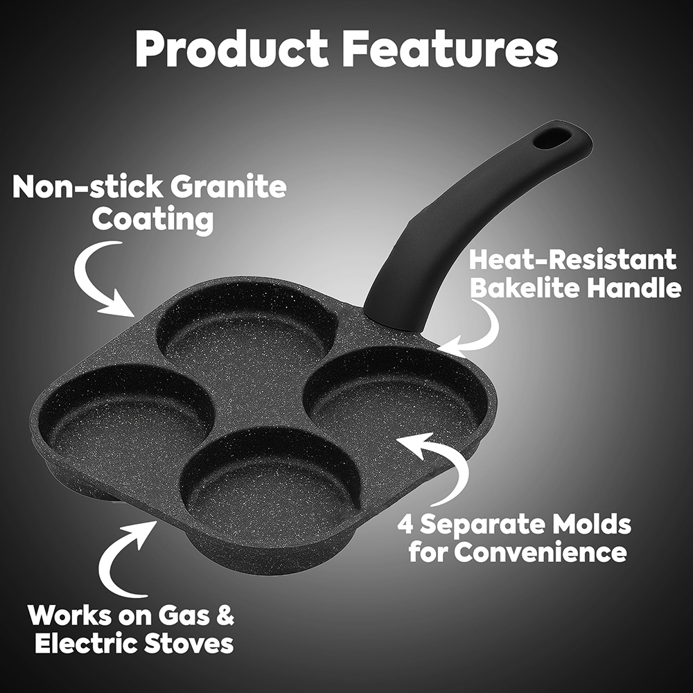 Egg Frying Pan Nonstick Pancak - Mini Pancake Griddle のレビューと価格