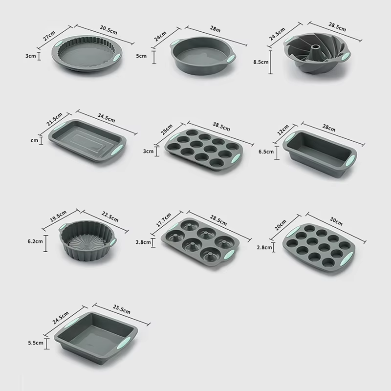 Silicone Fluted Cake Pans Non- - Donut Mold Silicone のレビューと価格