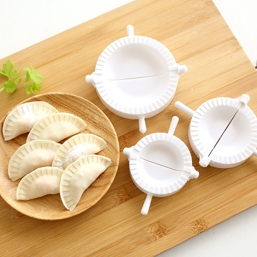 3pcs/set 7-10cm Plastic Dumpli - Dumpling Press Set のレビューと価格