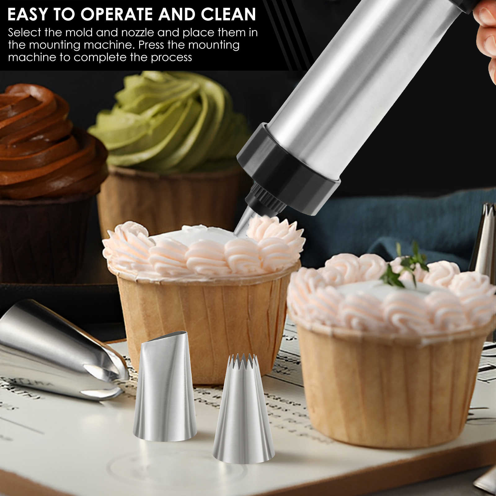 Stainless Steel Cookie Gun Chu - Churros Maker Gun のレビューと価格