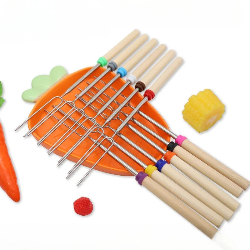 12pcs Telescoping Barbecue For - Hot Dog Press のレビューと価格
